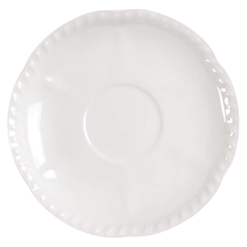 Old English White (Undecorated) Saucer by Johnson Brothers-1