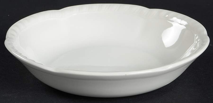 Old English White (Undecorated) Fruit/Dessert (Sauce) Bowl by Johnson Brothers-1