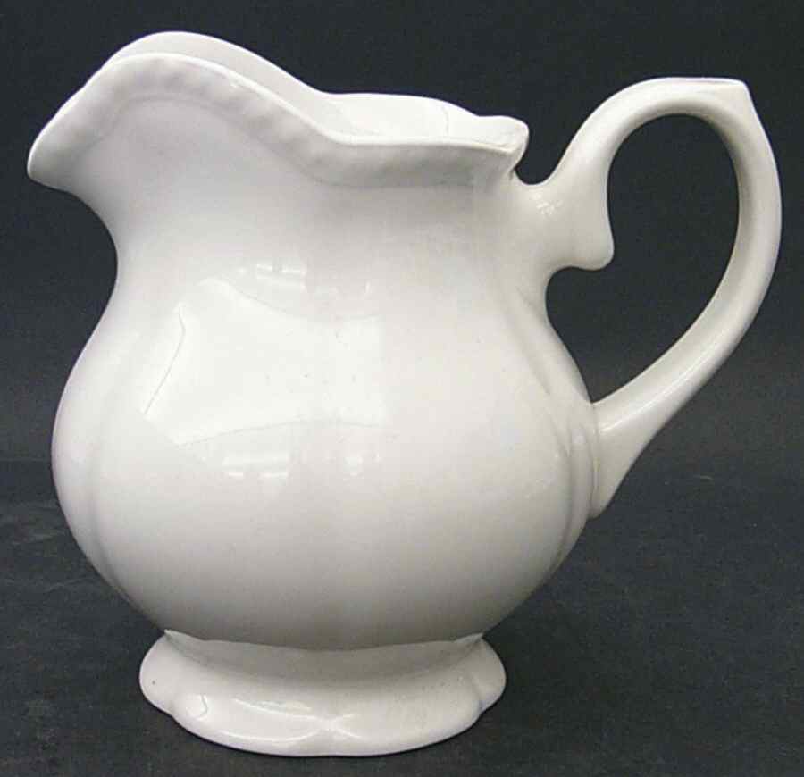 Old English White (Undecorated) 24 Oz Pitcher by Johnson Brothers-1