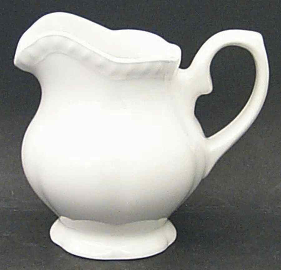 Old English White (Undecorated) Mini Creamer by Johnson Brothers-1