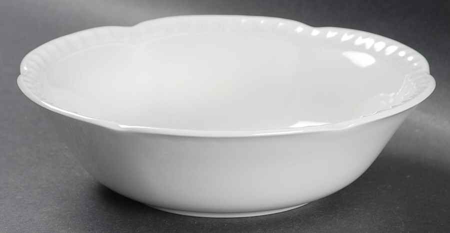 Old English White (Undecorated) Coupe Cereal Bowl by Johnson Brothers-1