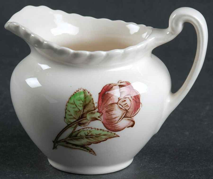 Old Flower Prints Mini Creamer by Johnson Brothers-1