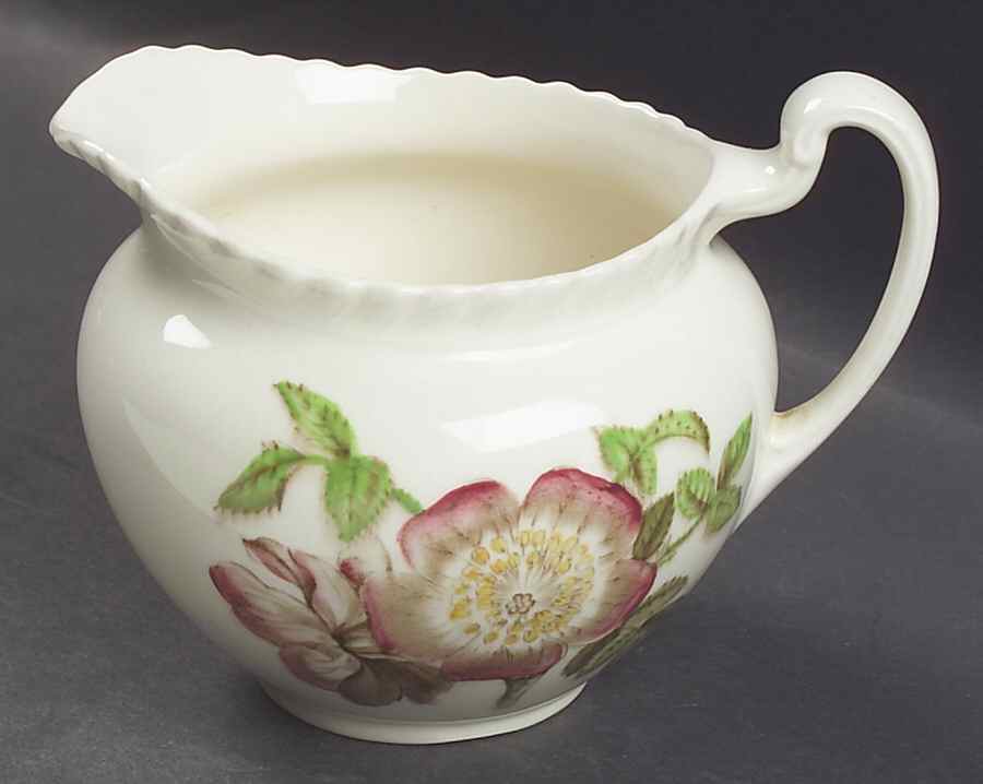 Old Flower Prints Creamer by Johnson Brothers-1