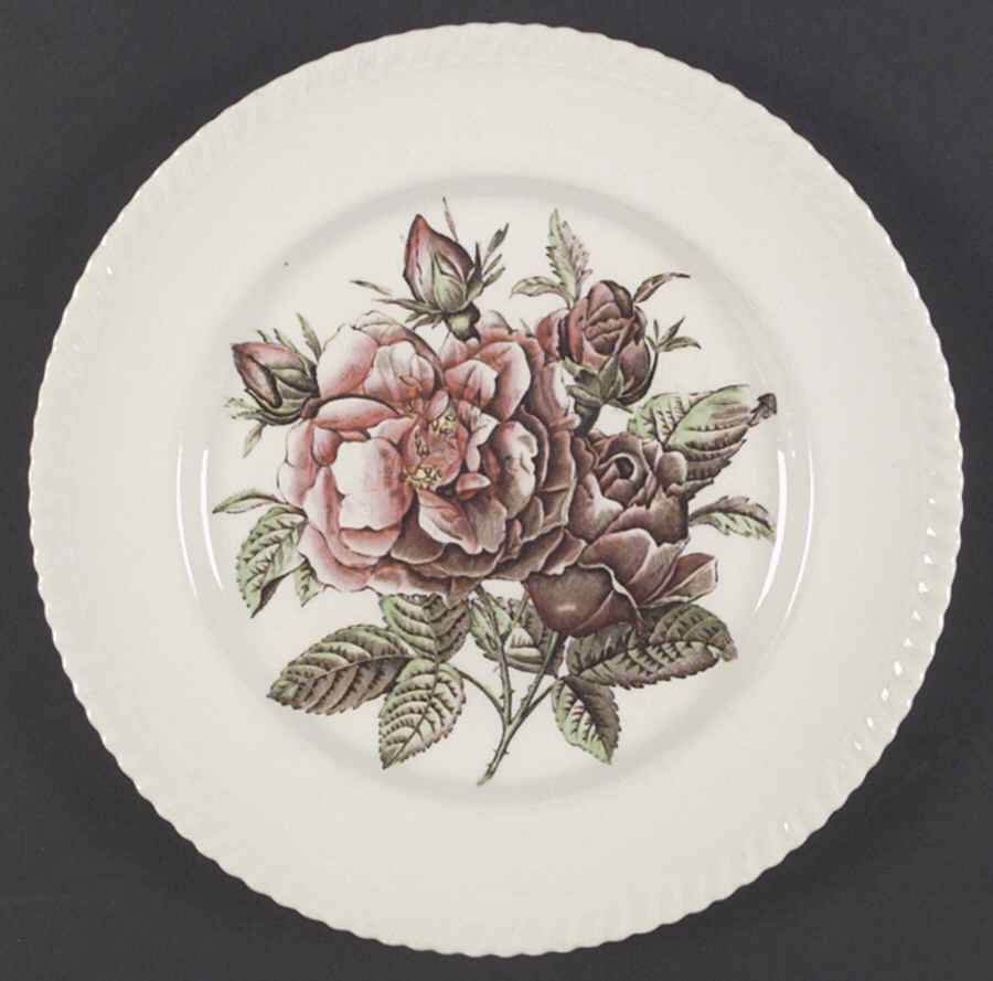 Old Flower Prints Dinner Plate by Johnson Brothers-1