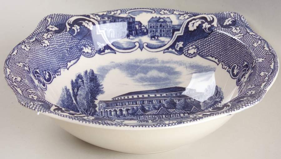 Old London Blue 8" Round Vegetable Bowl by Johnson Brothers-1