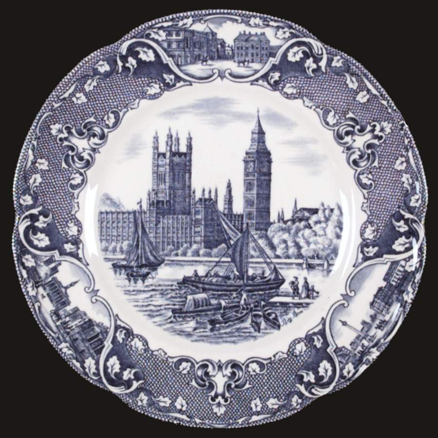 Old London Blue Dinner Plate by Johnson Brothers-1