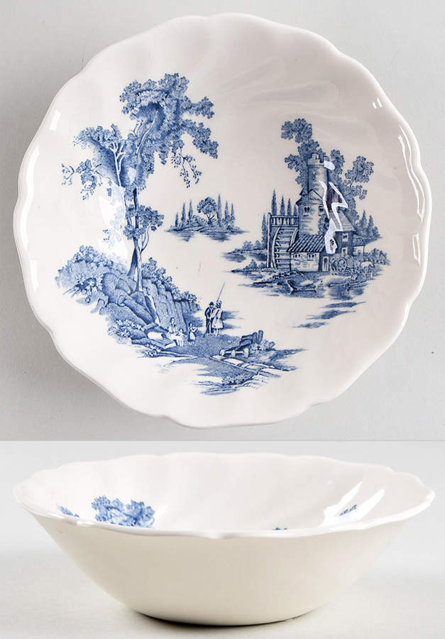 The Old Mill Blue Coupe Cereal Bowl by Johnson Brothers-1
