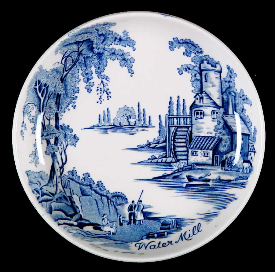 The Old Mill Blue Coaster by Johnson Brothers-1