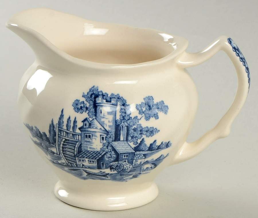 The Old Mill Blue Mini Creamer by Johnson Brothers-1