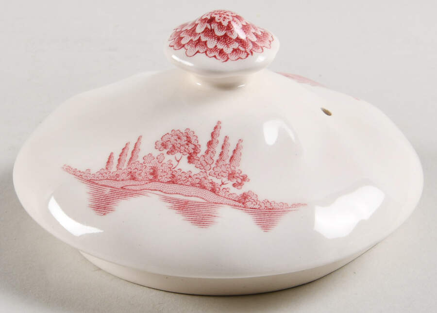 The Old Mill Pink Lid for Teapot by Johnson Brothers-1