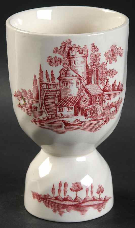 The Old Mill Pink Double Egg Cup by Johnson Brothers-1