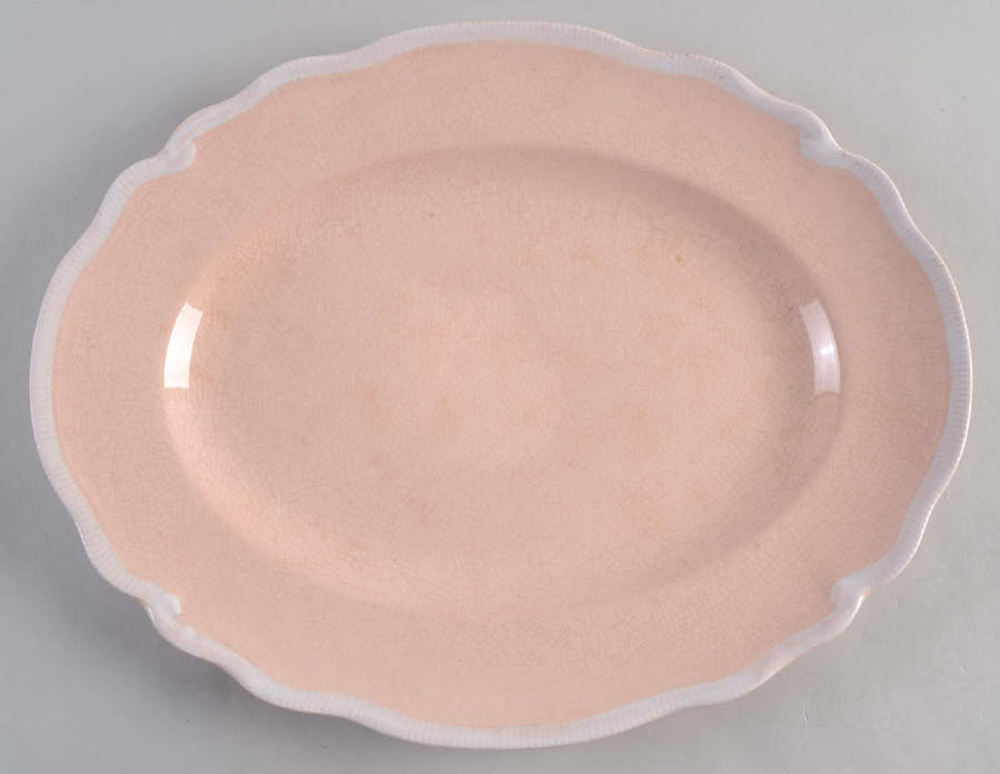 Old Staffordshire 12" Oval Serving Platter by Johnson Brothers-1