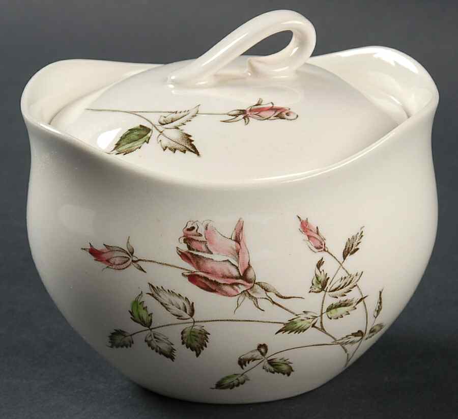 Only A Rose Sugar Bowl & Lid by Johnson Brothers-1