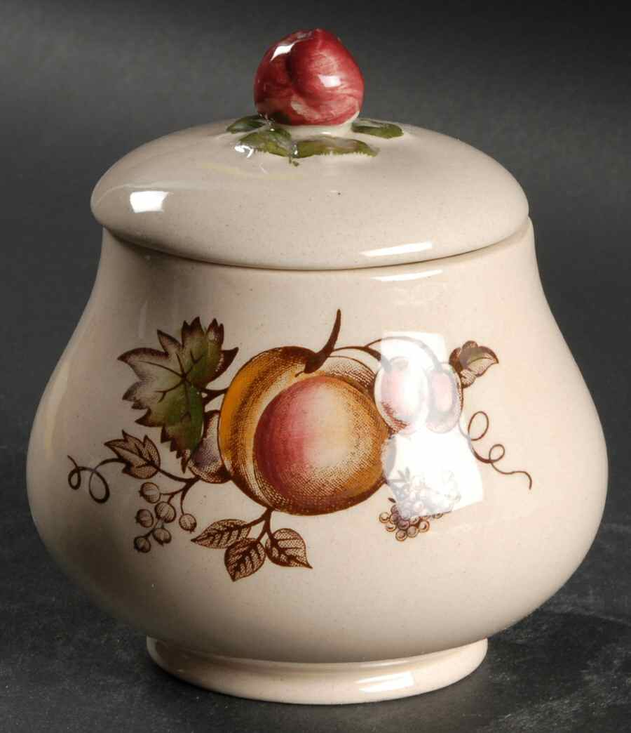 Orchard Sugar Bowl & Lid by Johnson Brothers-1