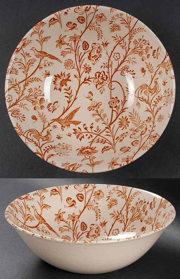 Oriental Garden 8" Round Vegetable Bowl by Johnson Brothers-1