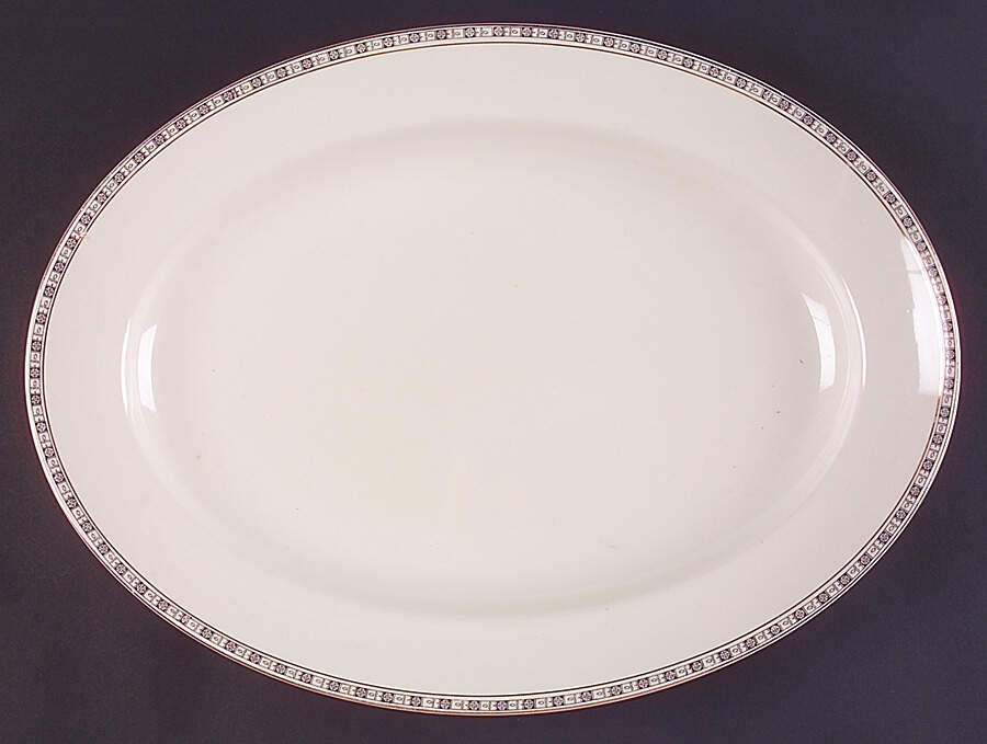 The Orkney 16" Oval Serving Platter by Johnson Brothers-1