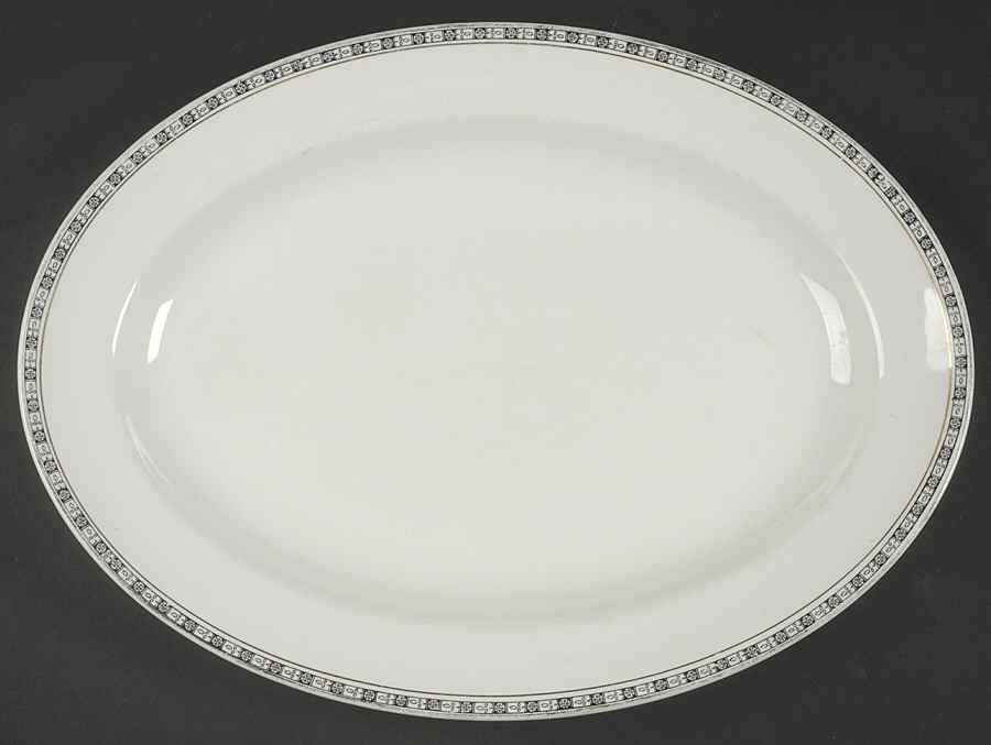 The Orkney 14" Oval Serving Platter by Johnson Brothers-1