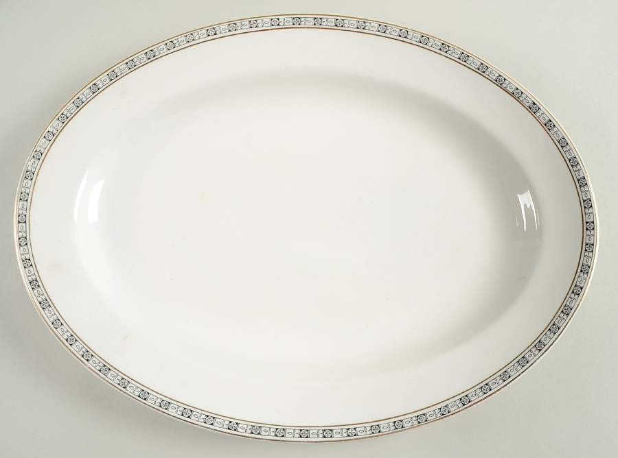 The Orkney 12" Oval Serving Platter by Johnson Brothers-1