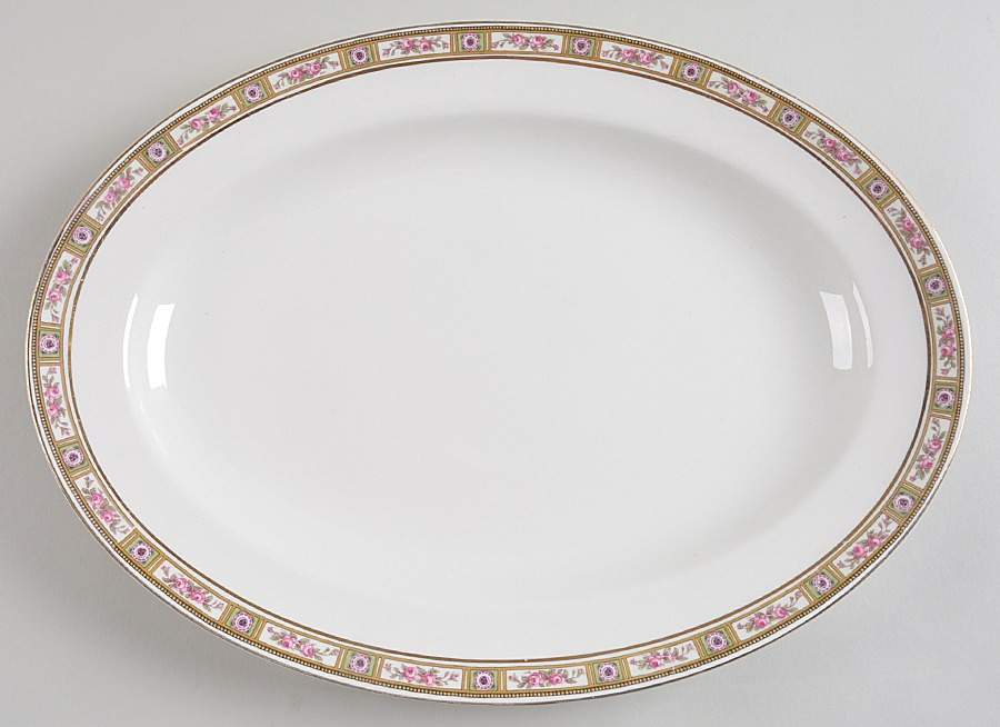 Ormsby 14" Oval Serving Platter by Johnson Brothers-1