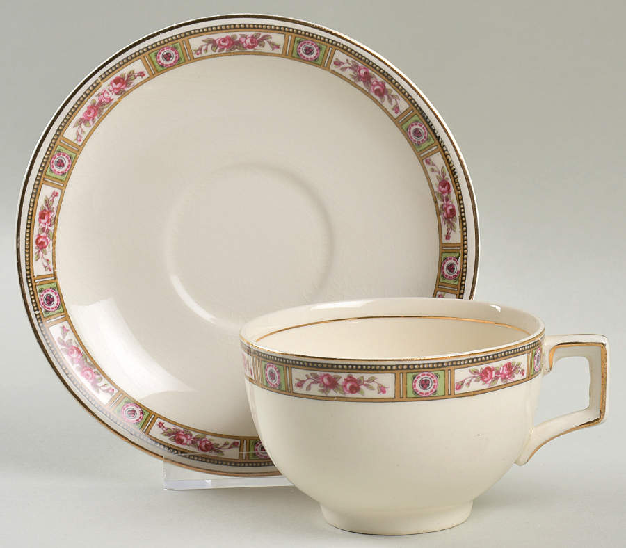 Ormsby Flat Cup & Saucer Set by Johnson Brothers-1