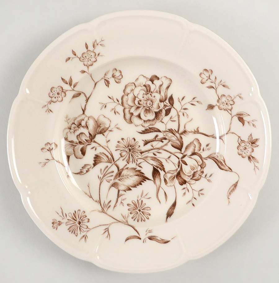 Oriental Rose Salad Plate by Johnson Brothers-1