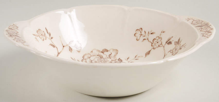 Oriental Rose Lugged Cereal Bowl by Johnson Brothers-1