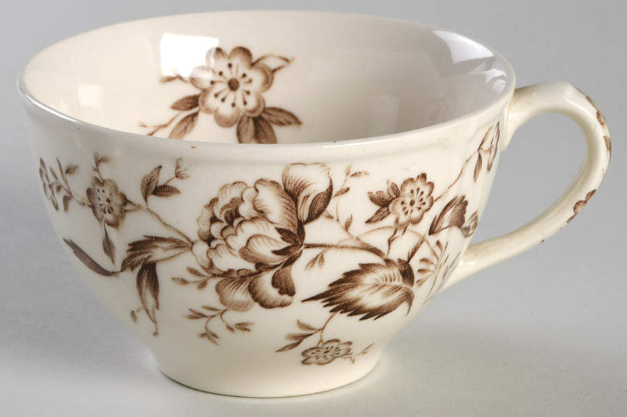Oriental Rose Flat Cup by Johnson Brothers-1