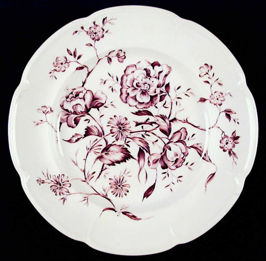 Oriental Rose Dinner Plate by Johnson Brothers-1