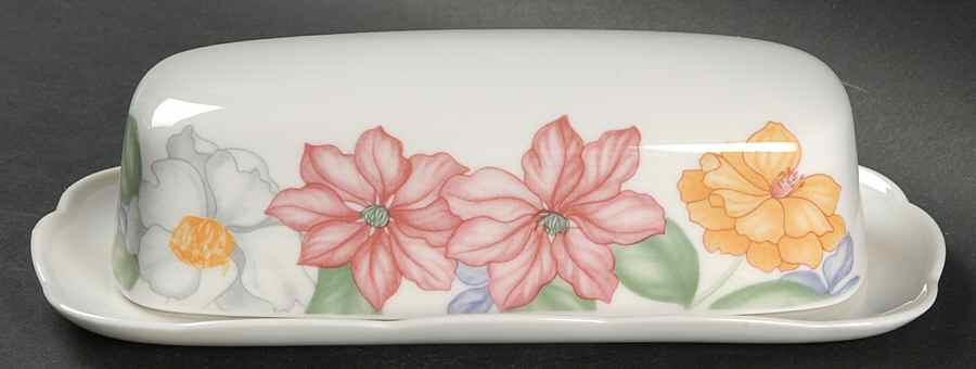 Orchid Splendour 1/4 Lb Covered Butter by Johnson Brothers-1