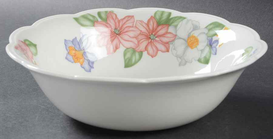 Orchid Splendour 9" Round Vegetable Bowl by Johnson Brothers-1