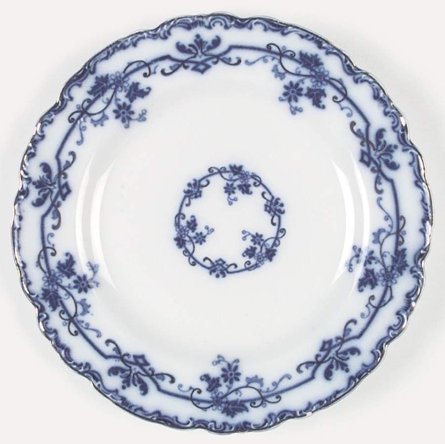 Oxford (Flow Blue) Dinner Plate by Johnson Brothers-1