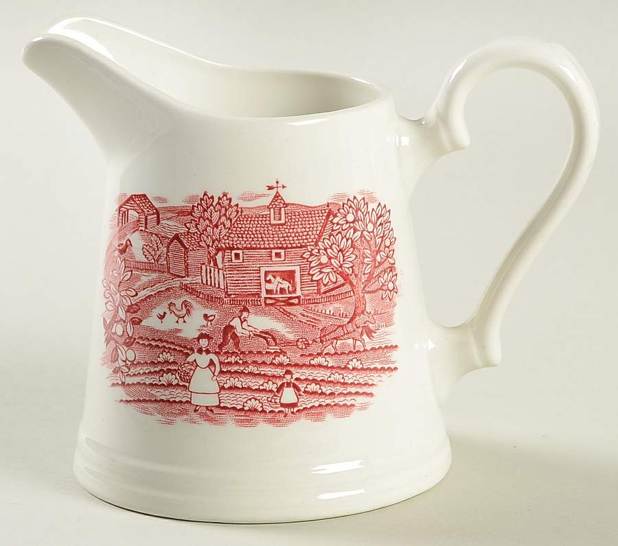 Patchwork Farm Pink Creamer by Johnson Brothers-1