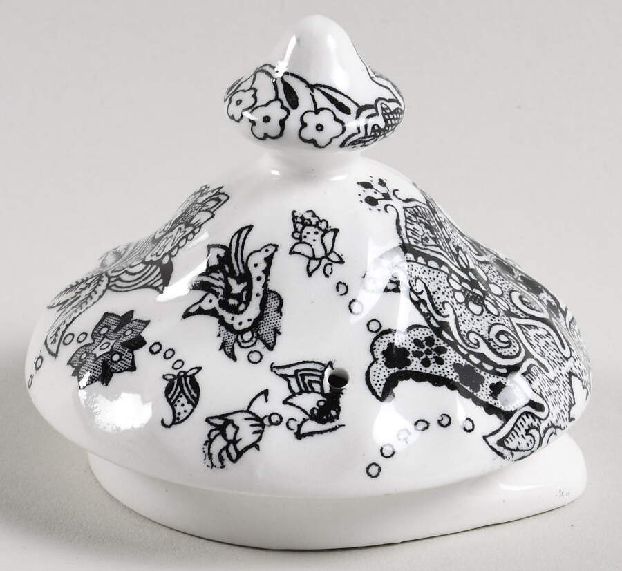 Paisley Black Lid for Coffee Pot by Johnson Brothers-1