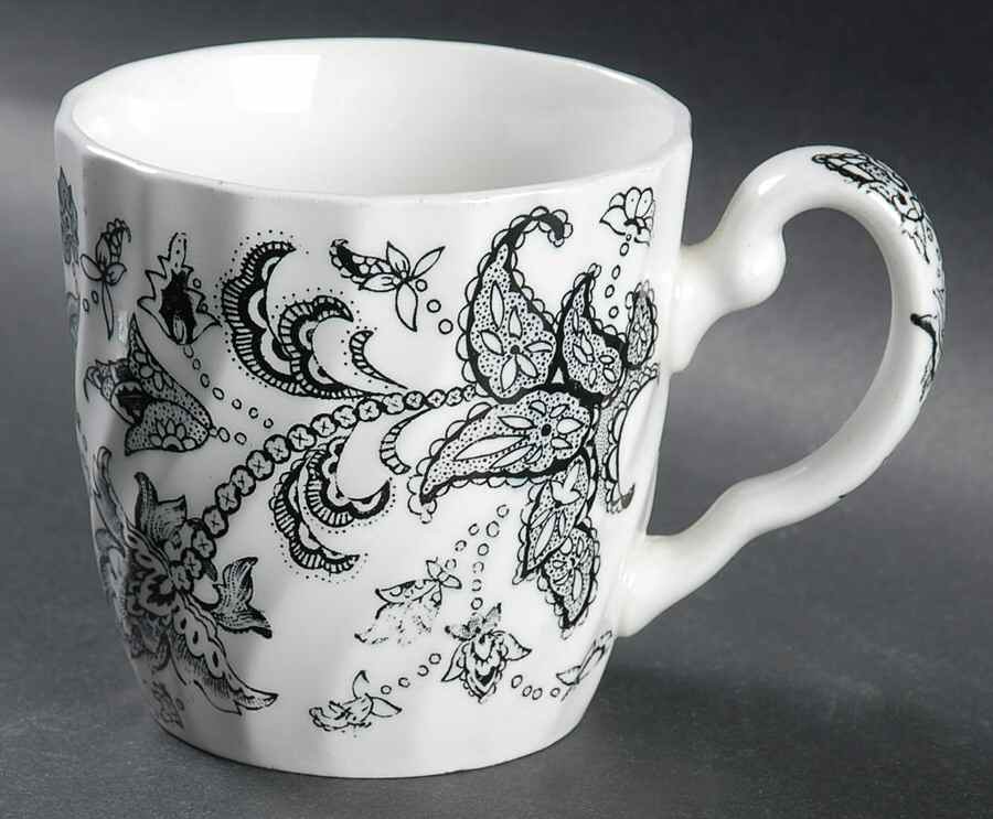 Paisley Black Mug by Johnson Brothers-1