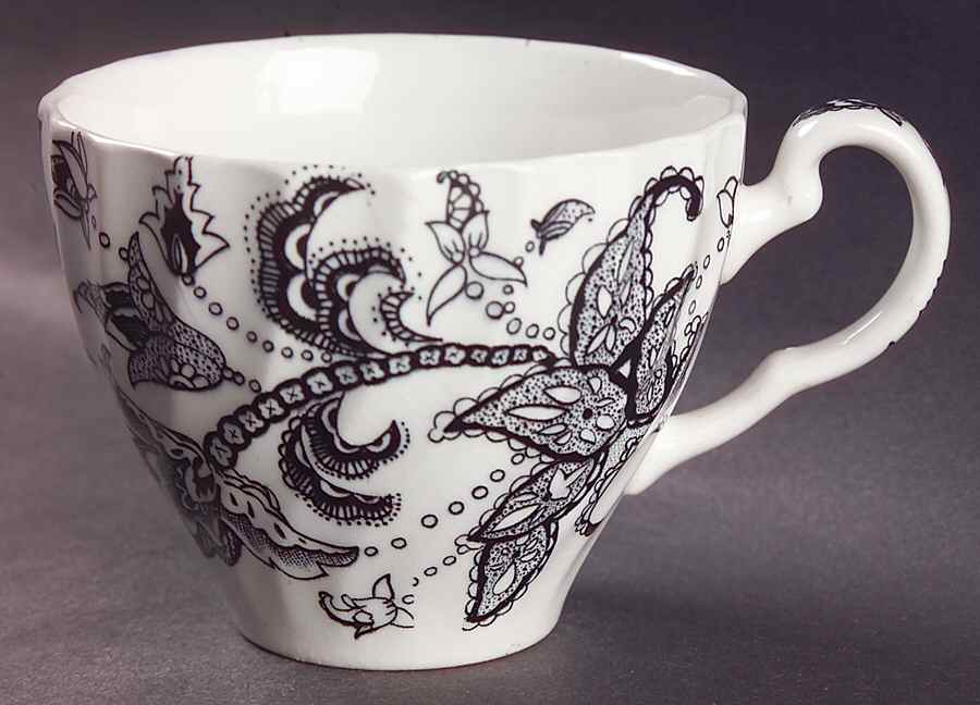 Paisley Black Snack Cup by Johnson Brothers-1