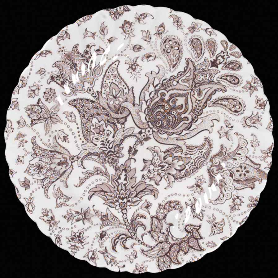 Paisley Brown Dinner Plate by Johnson Brothers-1