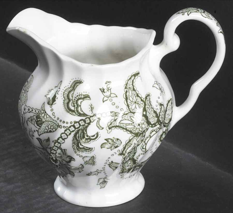 Paisley Green Creamer by Johnson Brothers-1