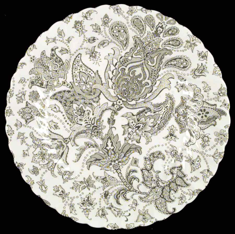 Paisley Green Dinner Plate by Johnson Brothers-1