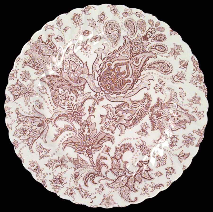 Paisley Red Dinner Plate by Johnson Brothers-1