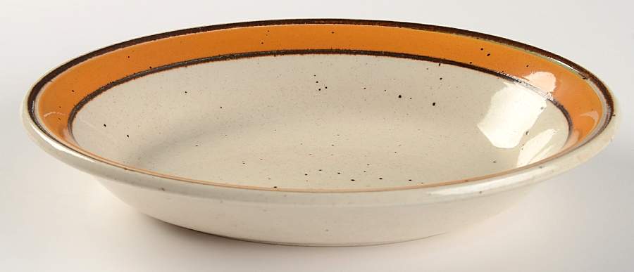 Papaya 10" Oval Vegetable Bowl by Johnson Brothers-1