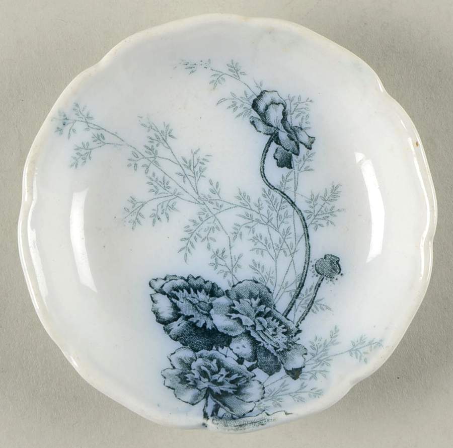 Paris Blue Green Butter Pat by Johnson Brothers-1