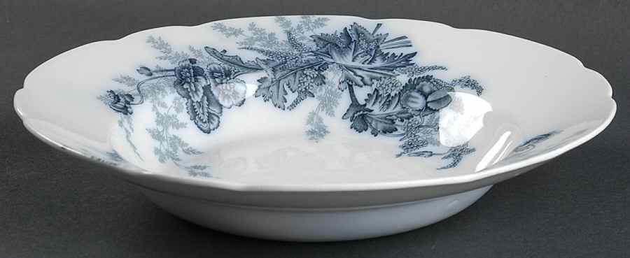 Paris Blue Green 10" Round Vegetable Bowl by Johnson Brothers-1