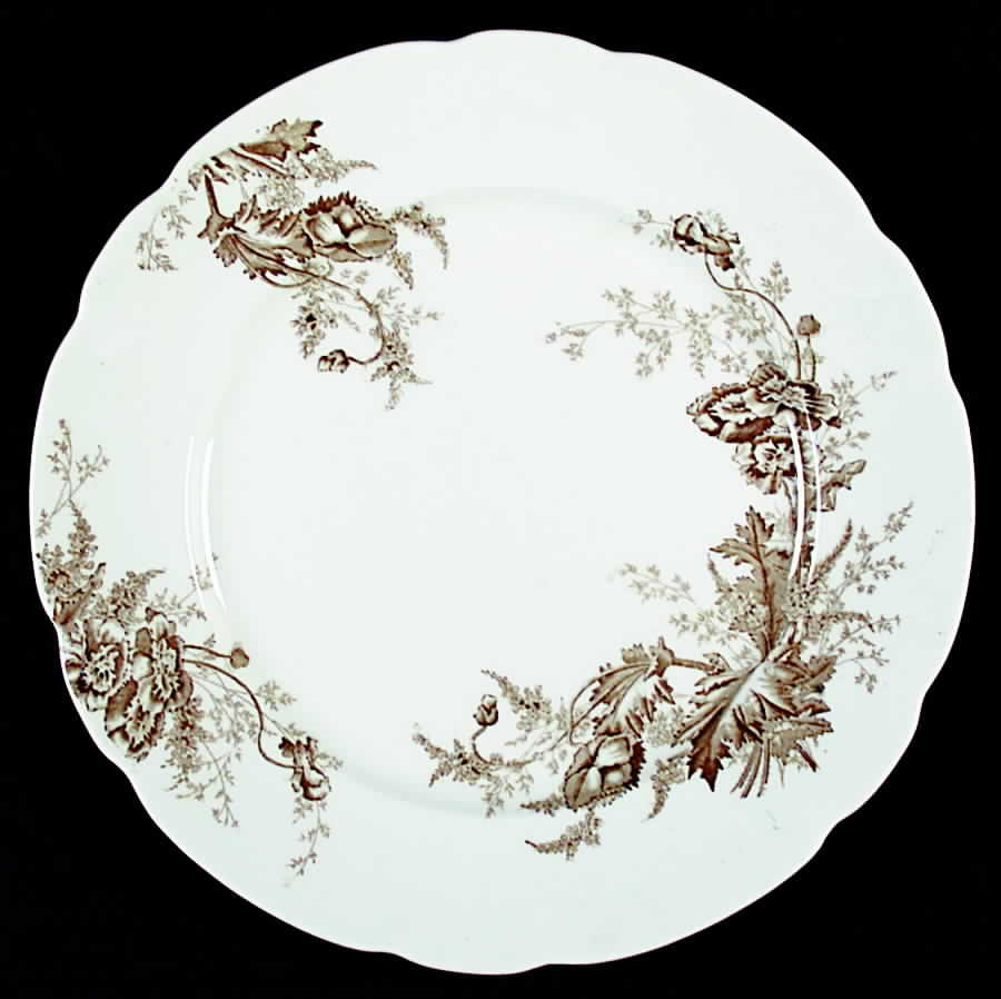 Paris Brown Dinner Plate by Johnson Brothers-1