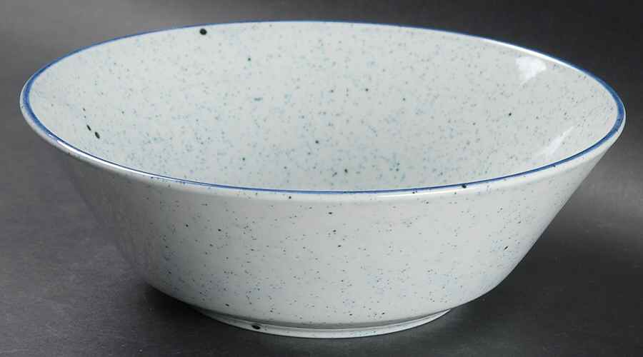 Patio Blue 8" Round Vegetable Bowl by Johnson Brothers-1