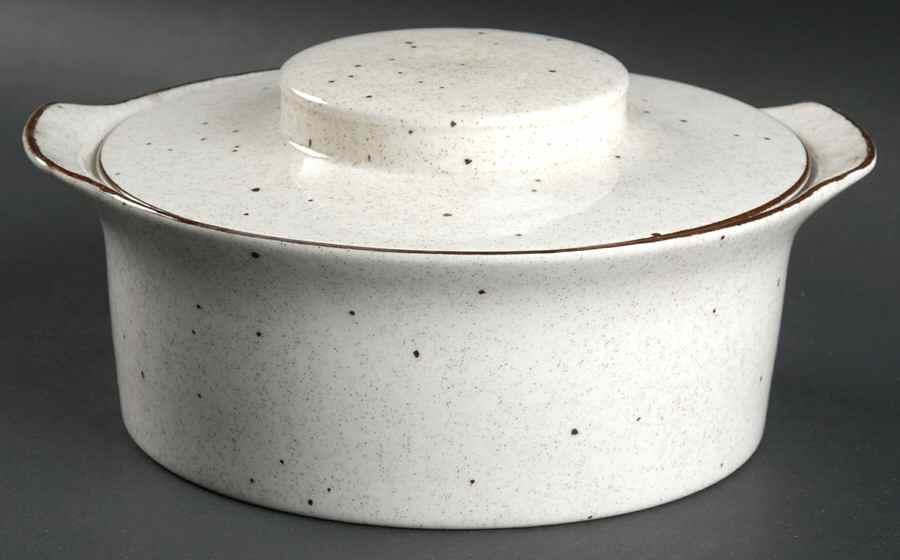 Patio Brown Round Covered Vegetable by Johnson Brothers-1