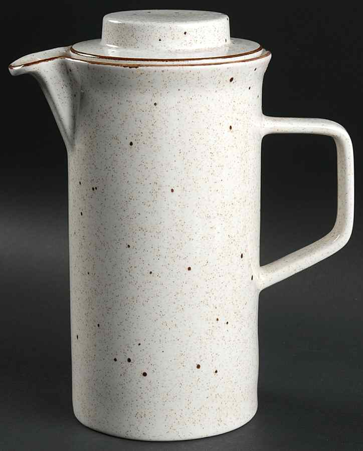 Patio Brown Coffee Pot & Lid by Johnson Brothers-1