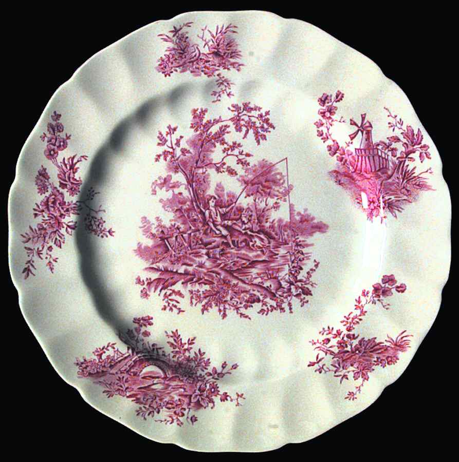 Pastorale Toile De Jouy Pink Dinner Plate by Johnson Brothers-1