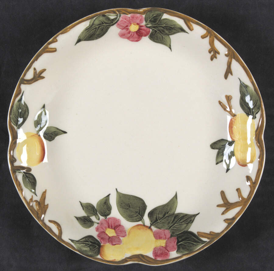 Peach Bloom Coupe Dessert Plate by Johnson Brothers-1