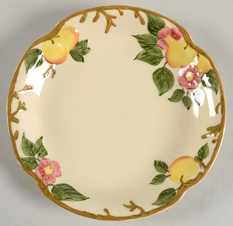 Peach Bloom Underplate for Gravy Boat by Johnson Brothers-1