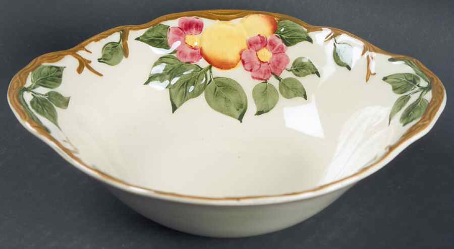 Peach Bloom Lugged Cereal Bowl by Johnson Brothers-1